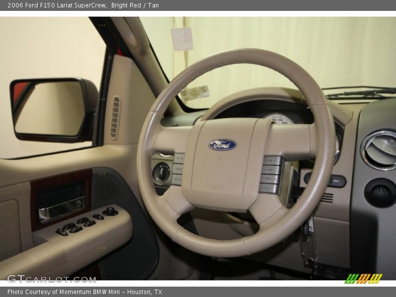 Bright Red / Tan 2006 Ford F150 Lariat SuperCrew