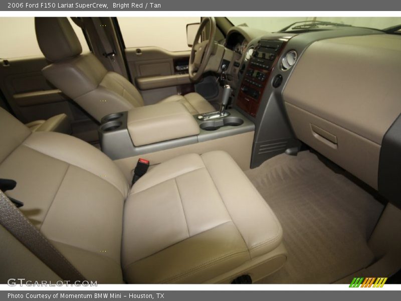 Bright Red / Tan 2006 Ford F150 Lariat SuperCrew