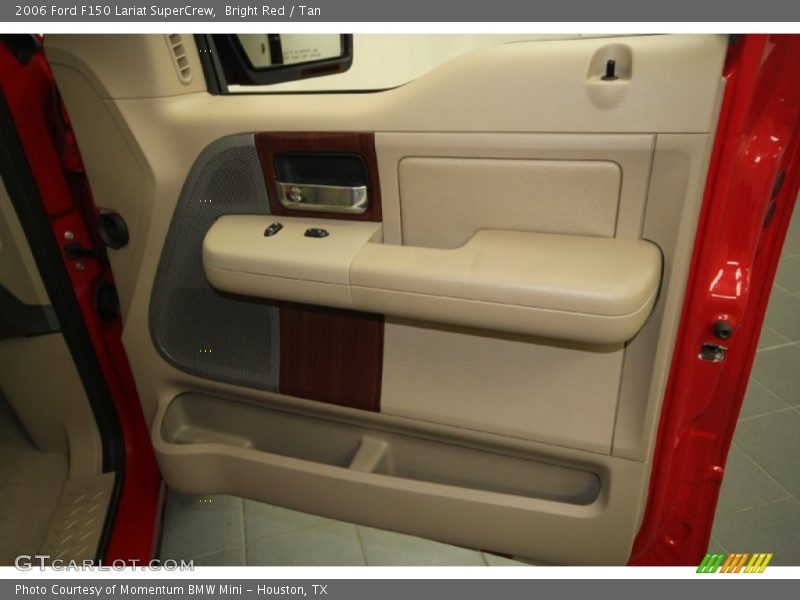 Bright Red / Tan 2006 Ford F150 Lariat SuperCrew
