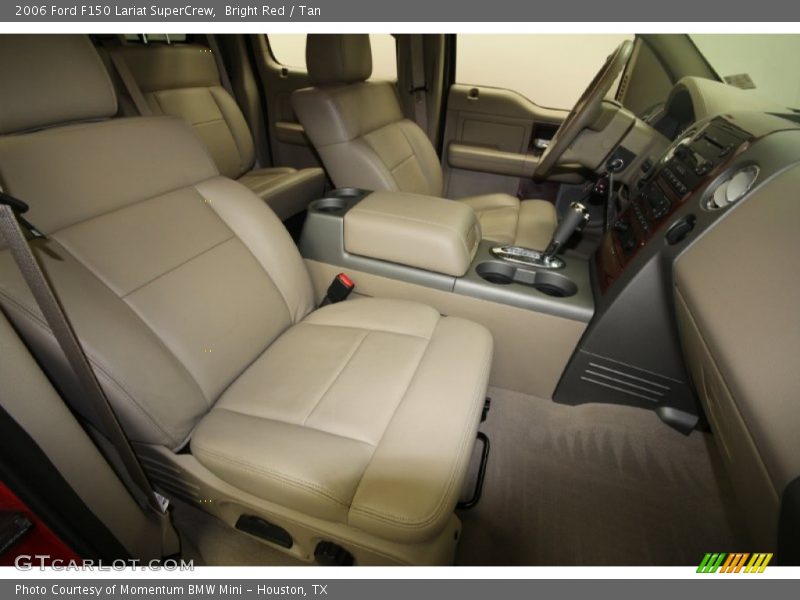 Bright Red / Tan 2006 Ford F150 Lariat SuperCrew