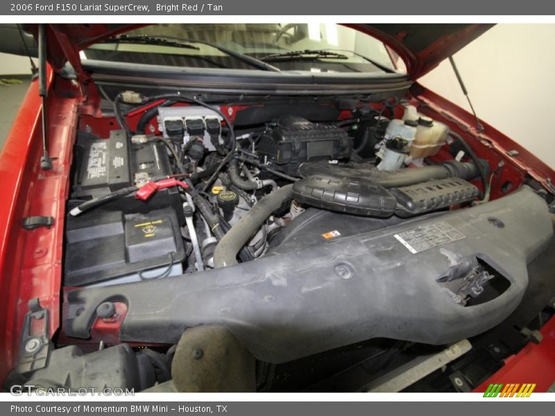 Bright Red / Tan 2006 Ford F150 Lariat SuperCrew