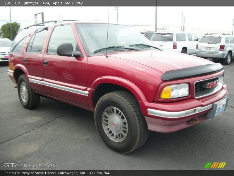 Apple Red / Gray 1995 GMC Jimmy SLT 4x4
