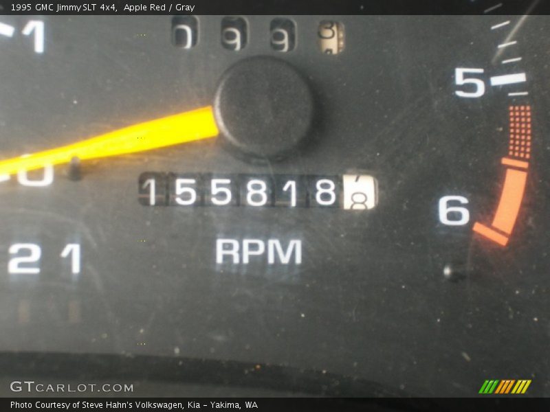 Apple Red / Gray 1995 GMC Jimmy SLT 4x4