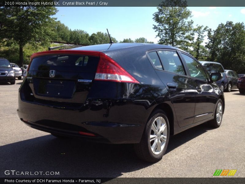 Crystal Black Pearl / Gray 2010 Honda Insight Hybrid EX