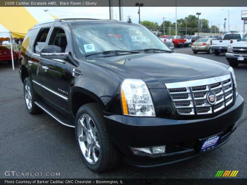 Black Raven / Ebony 2008 Cadillac Escalade AWD