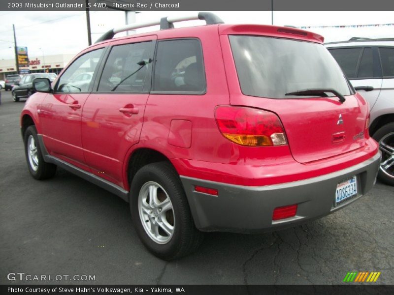 Phoenix Red / Charcoal 2003 Mitsubishi Outlander LS 4WD