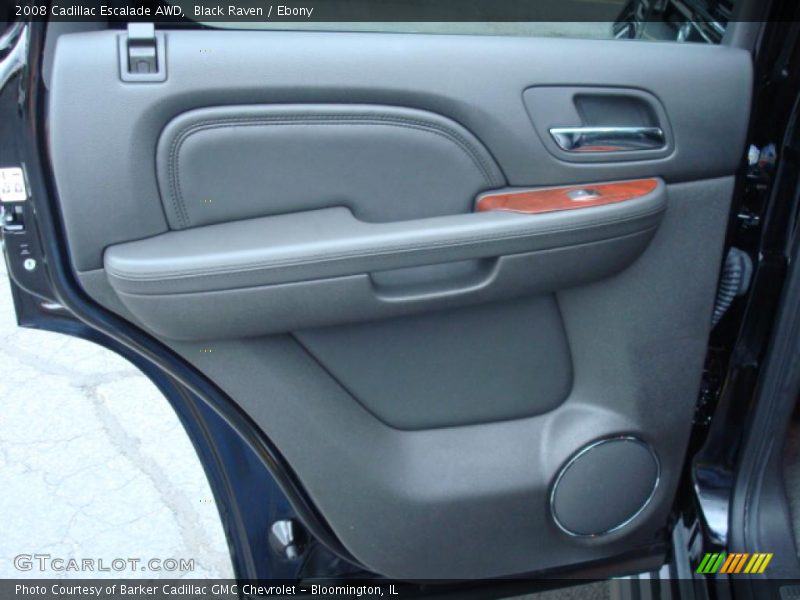 Black Raven / Ebony 2008 Cadillac Escalade AWD