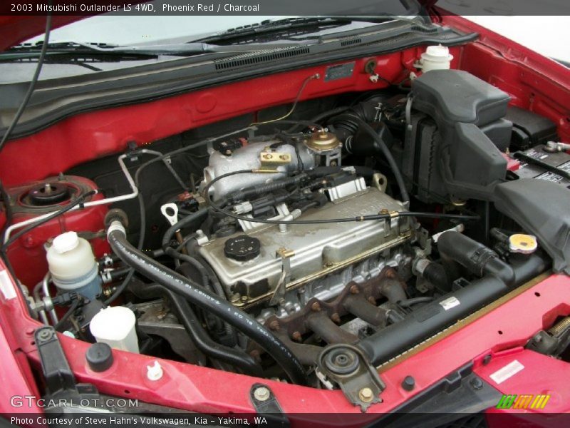 Phoenix Red / Charcoal 2003 Mitsubishi Outlander LS 4WD