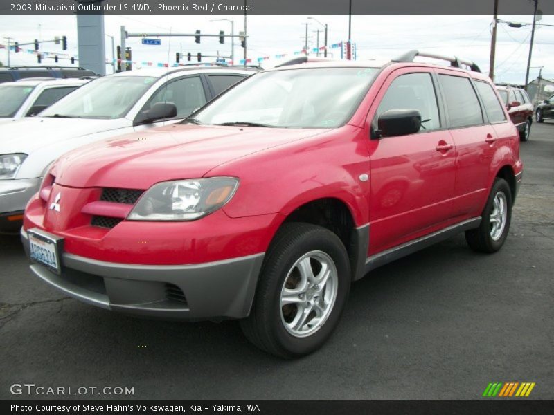 Phoenix Red / Charcoal 2003 Mitsubishi Outlander LS 4WD