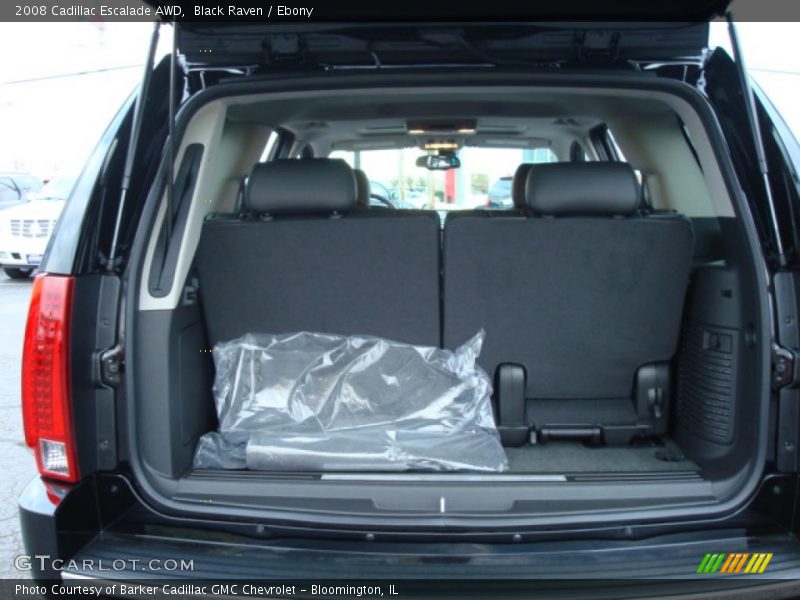 Black Raven / Ebony 2008 Cadillac Escalade AWD