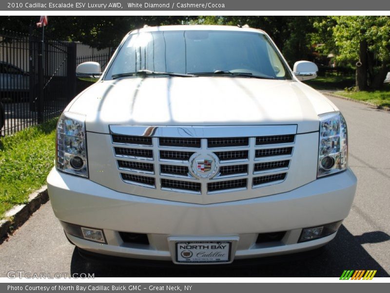 White Diamond / Cashmere/Cocoa 2010 Cadillac Escalade ESV Luxury AWD