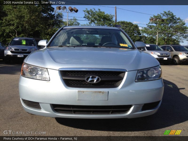 Silver Blue / Gray 2008 Hyundai Sonata GLS