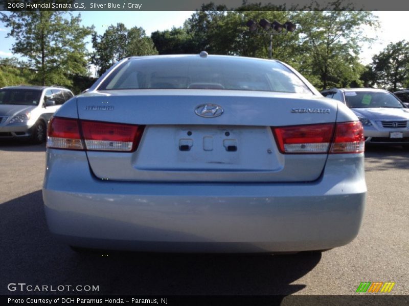 Silver Blue / Gray 2008 Hyundai Sonata GLS