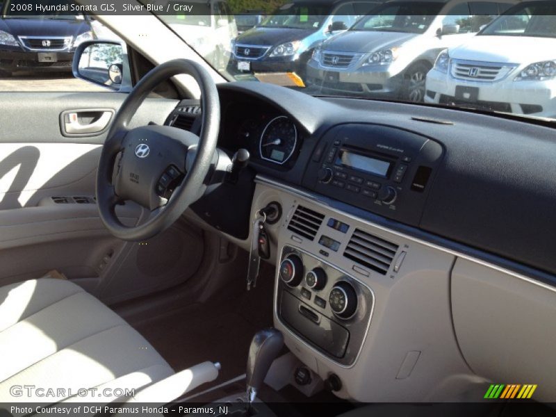 Silver Blue / Gray 2008 Hyundai Sonata GLS