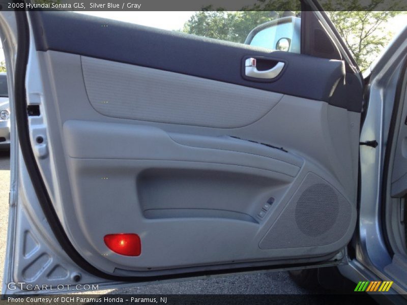 Silver Blue / Gray 2008 Hyundai Sonata GLS