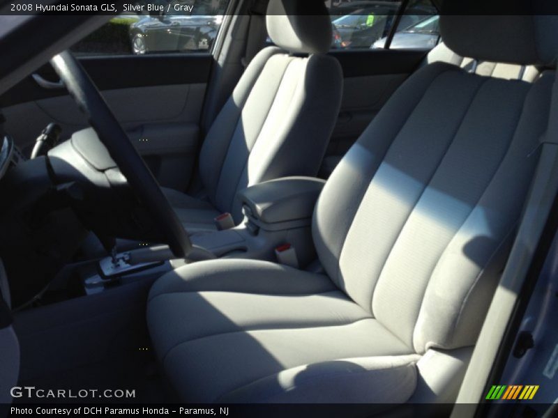 Silver Blue / Gray 2008 Hyundai Sonata GLS