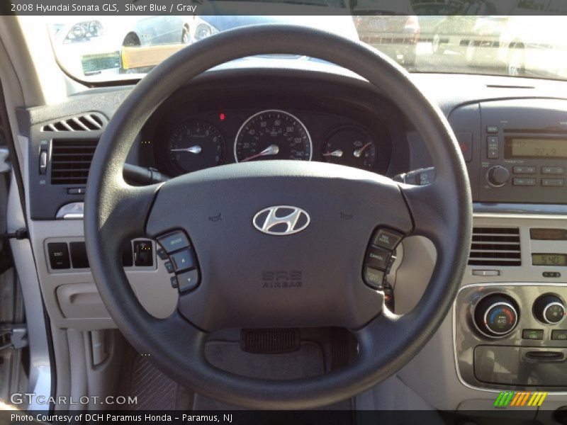 Silver Blue / Gray 2008 Hyundai Sonata GLS