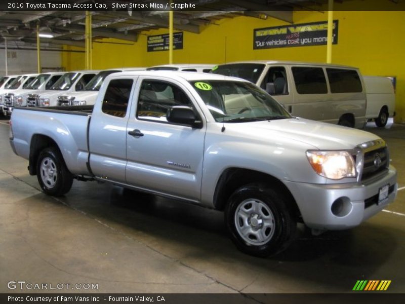 Silver Streak Mica / Graphite 2010 Toyota Tacoma Access Cab