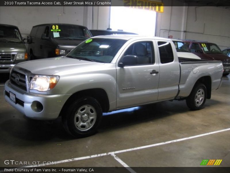 Silver Streak Mica / Graphite 2010 Toyota Tacoma Access Cab