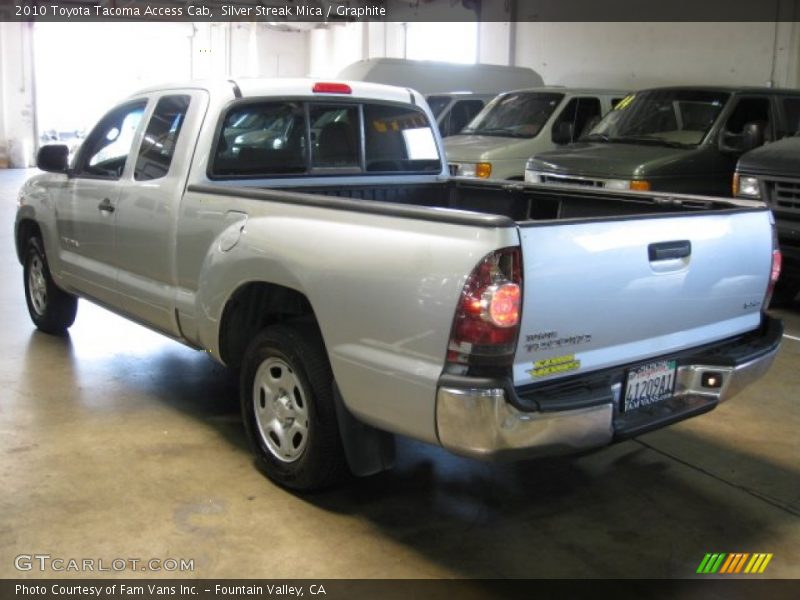 Silver Streak Mica / Graphite 2010 Toyota Tacoma Access Cab