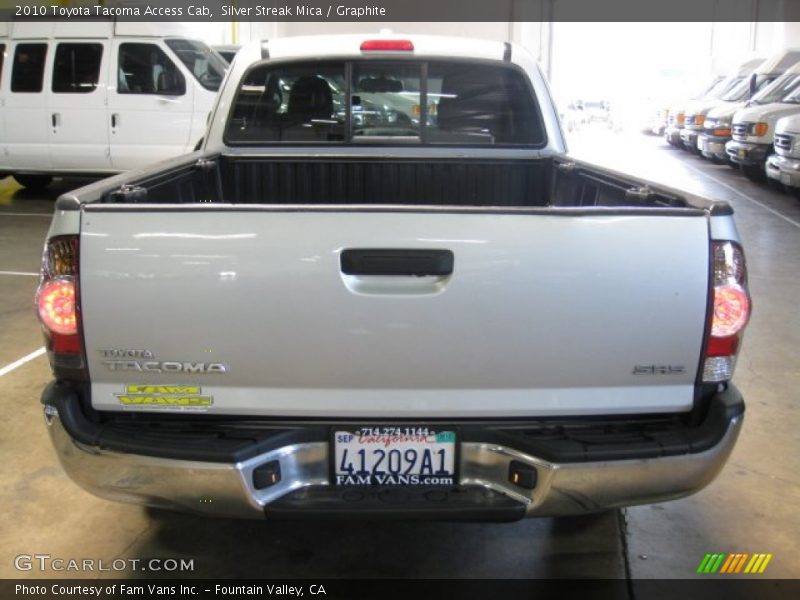 Silver Streak Mica / Graphite 2010 Toyota Tacoma Access Cab