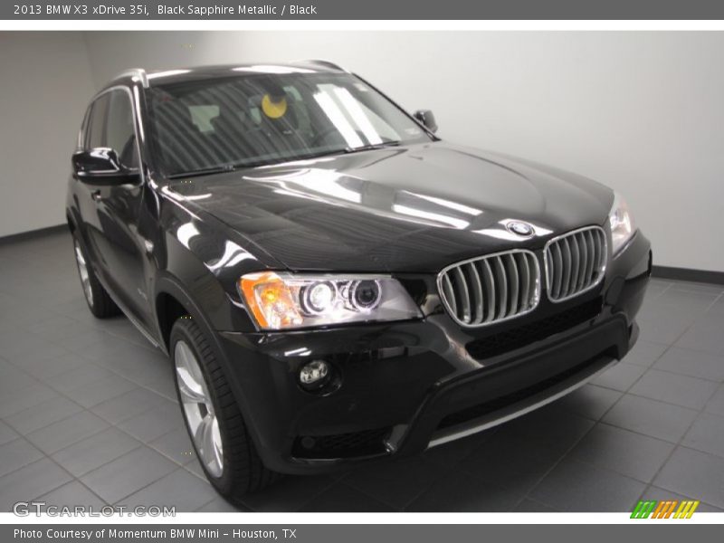 Black Sapphire Metallic / Black 2013 BMW X3 xDrive 35i
