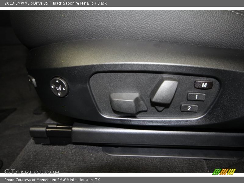 Controls of 2013 X3 xDrive 35i