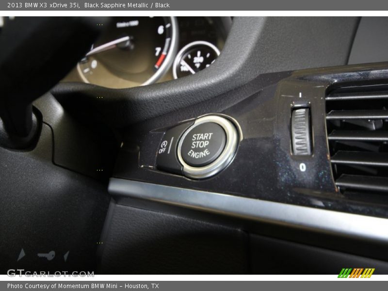 Black Sapphire Metallic / Black 2013 BMW X3 xDrive 35i