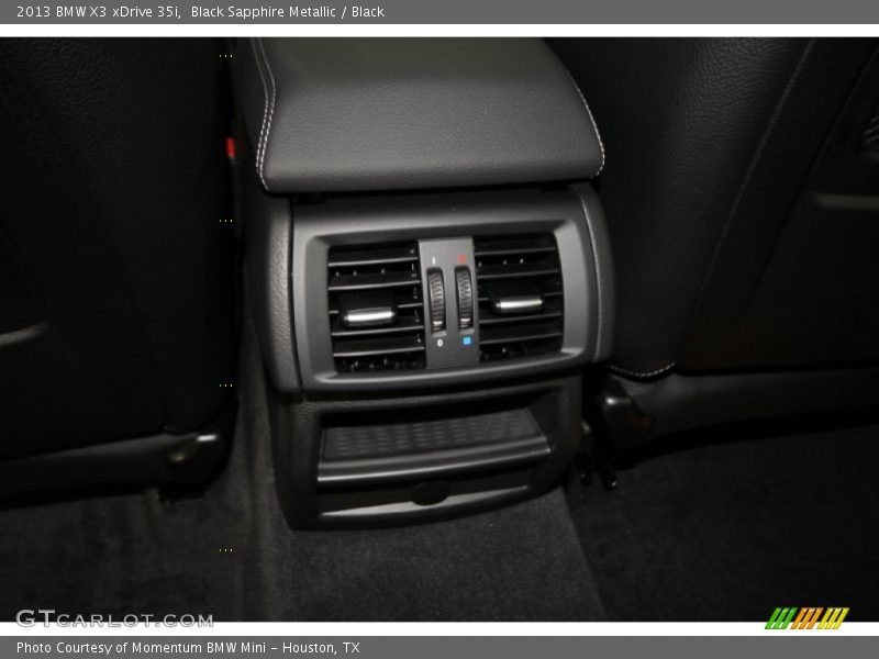 Black Sapphire Metallic / Black 2013 BMW X3 xDrive 35i