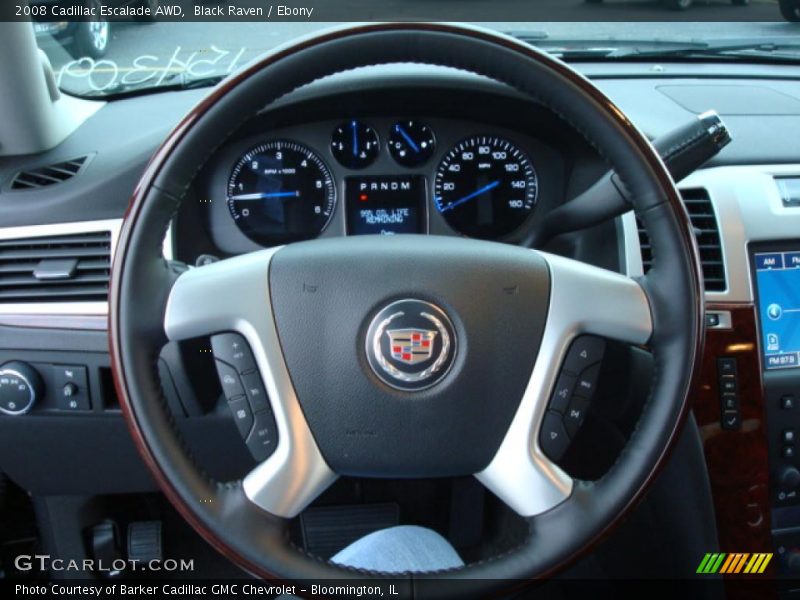 Black Raven / Ebony 2008 Cadillac Escalade AWD