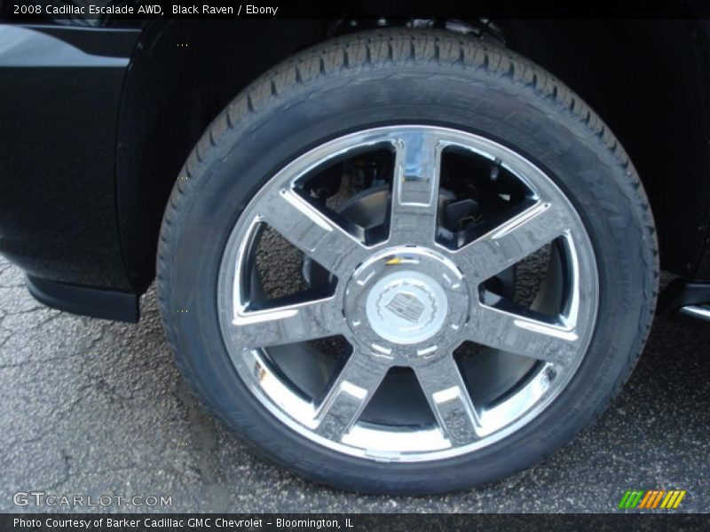 Black Raven / Ebony 2008 Cadillac Escalade AWD