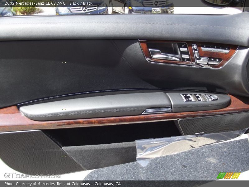 Black / Black 2009 Mercedes-Benz CL 63 AMG