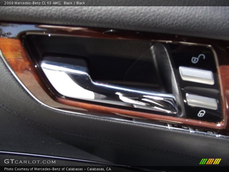 Black / Black 2009 Mercedes-Benz CL 63 AMG
