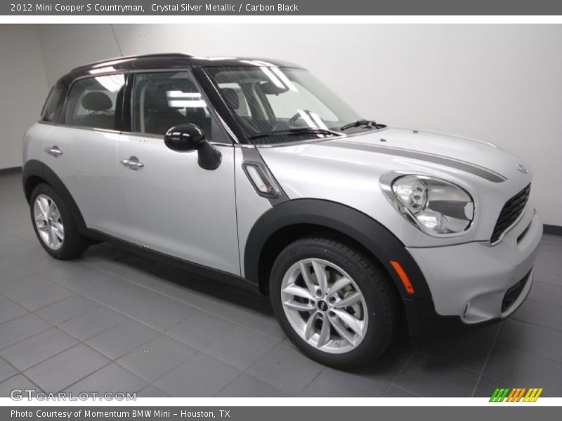 Crystal Silver Metallic / Carbon Black 2012 Mini Cooper S Countryman