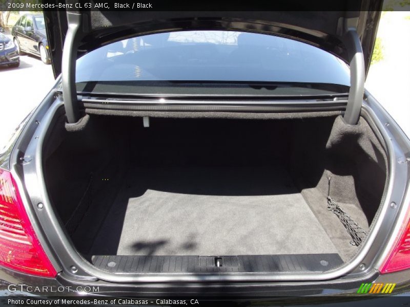 Black / Black 2009 Mercedes-Benz CL 63 AMG