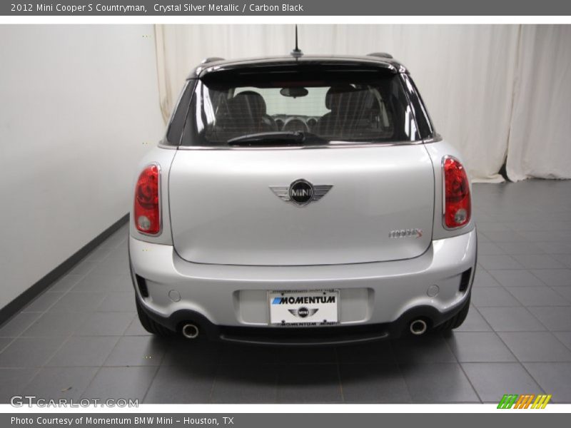 Crystal Silver Metallic / Carbon Black 2012 Mini Cooper S Countryman