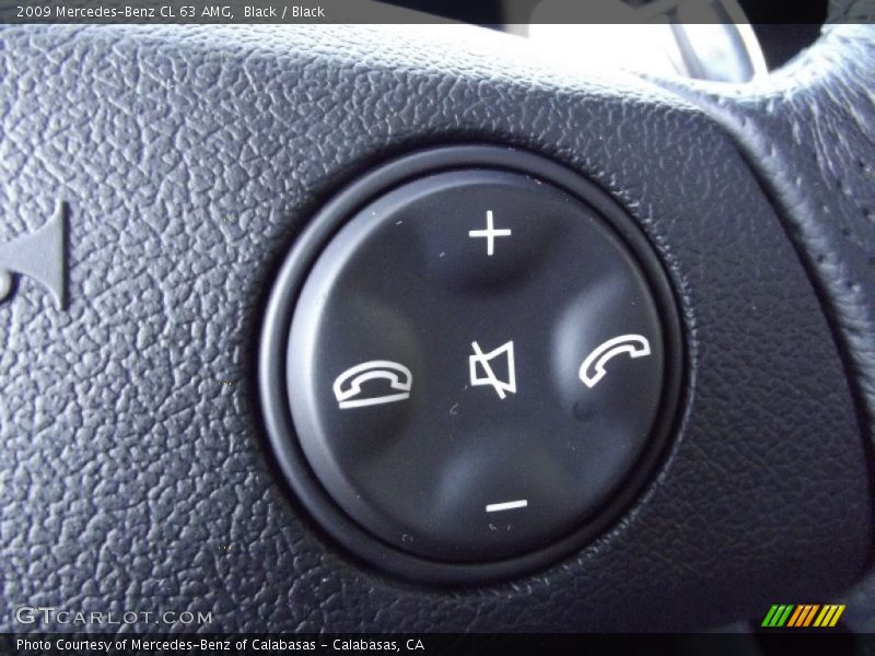 Controls of 2009 CL 63 AMG