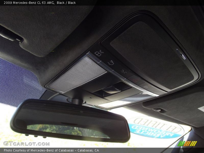 Black / Black 2009 Mercedes-Benz CL 63 AMG