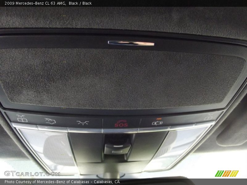 Black / Black 2009 Mercedes-Benz CL 63 AMG