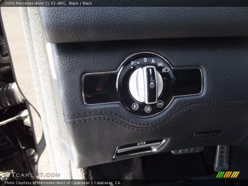 Controls of 2009 CL 63 AMG