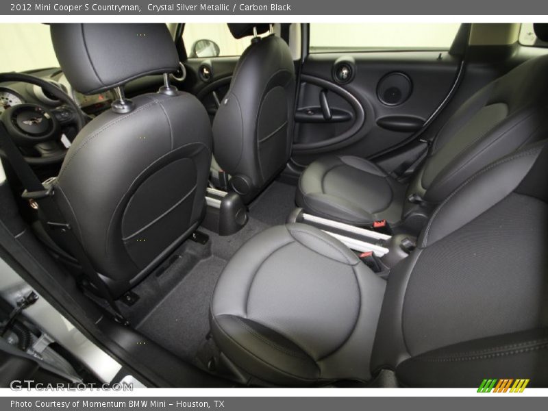  2012 Cooper S Countryman Carbon Black Interior