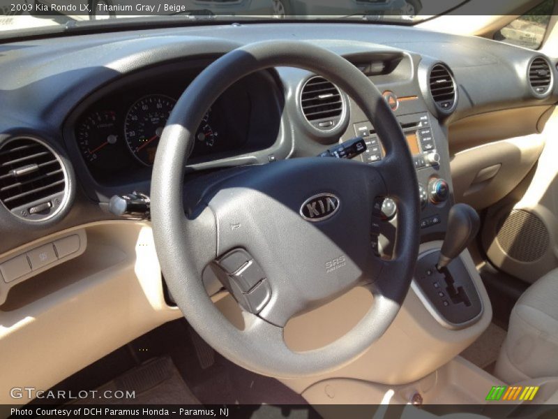 Titanium Gray / Beige 2009 Kia Rondo LX