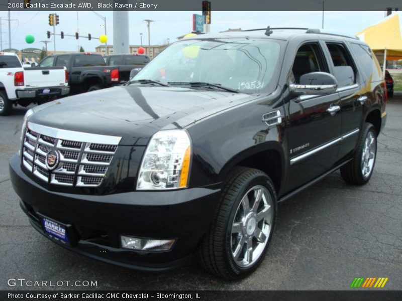 Black Raven / Ebony 2008 Cadillac Escalade AWD