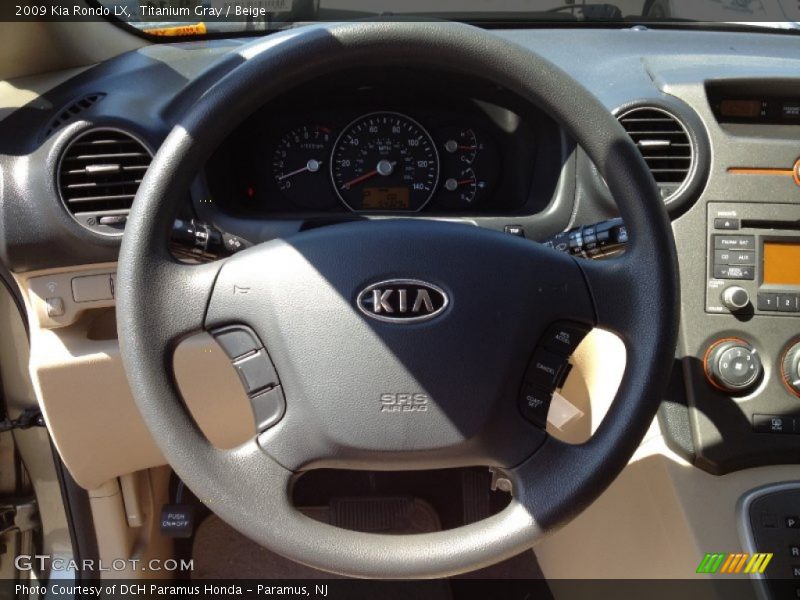 Titanium Gray / Beige 2009 Kia Rondo LX