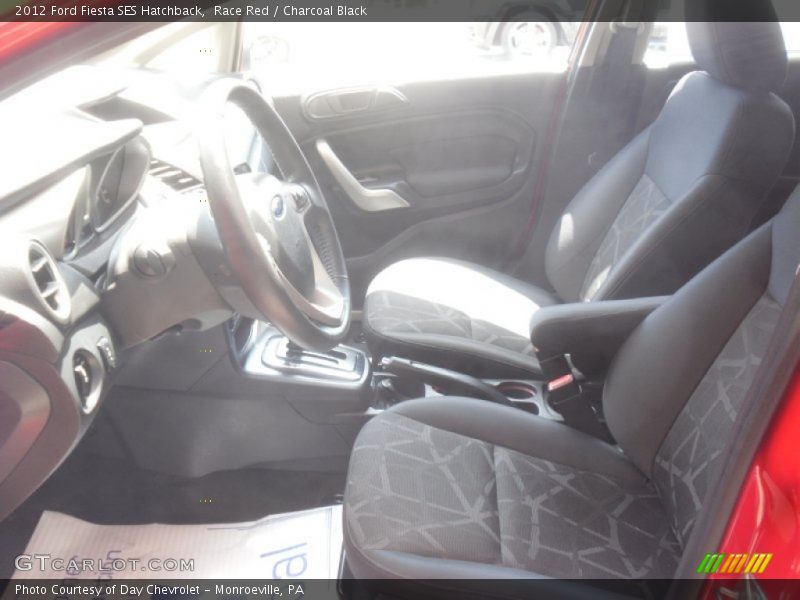 Race Red / Charcoal Black 2012 Ford Fiesta SES Hatchback