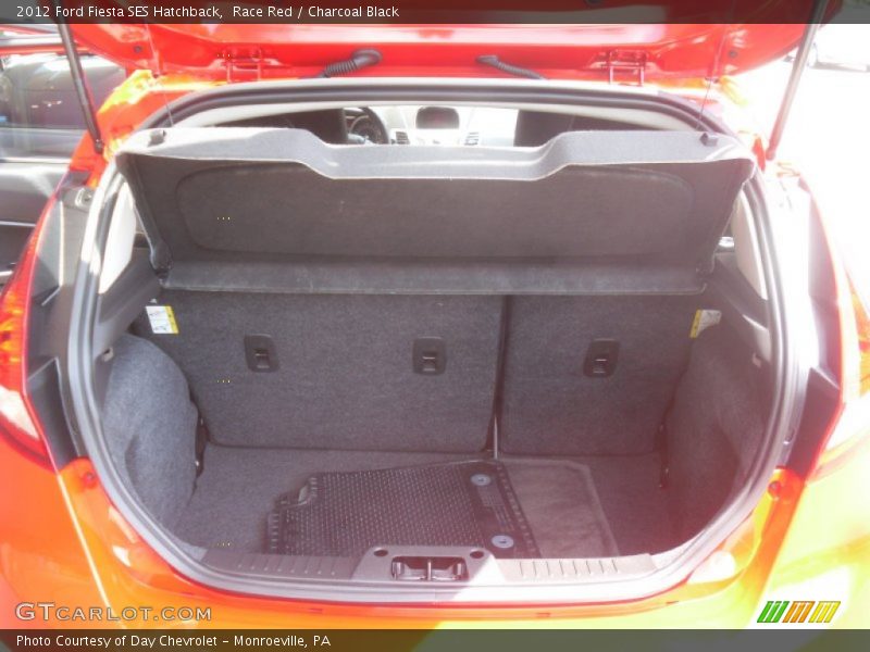 Race Red / Charcoal Black 2012 Ford Fiesta SES Hatchback