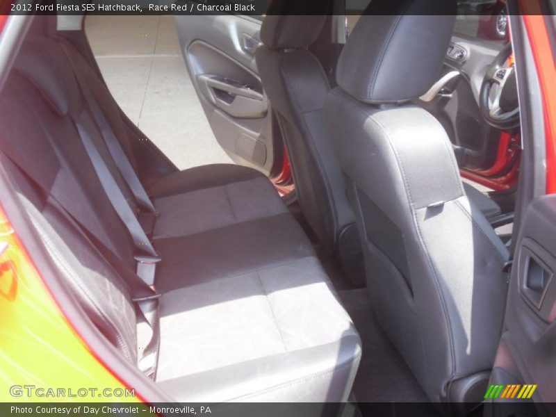Race Red / Charcoal Black 2012 Ford Fiesta SES Hatchback