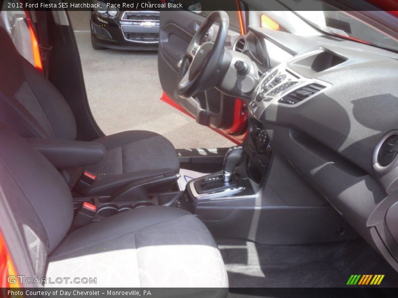 Race Red / Charcoal Black 2012 Ford Fiesta SES Hatchback