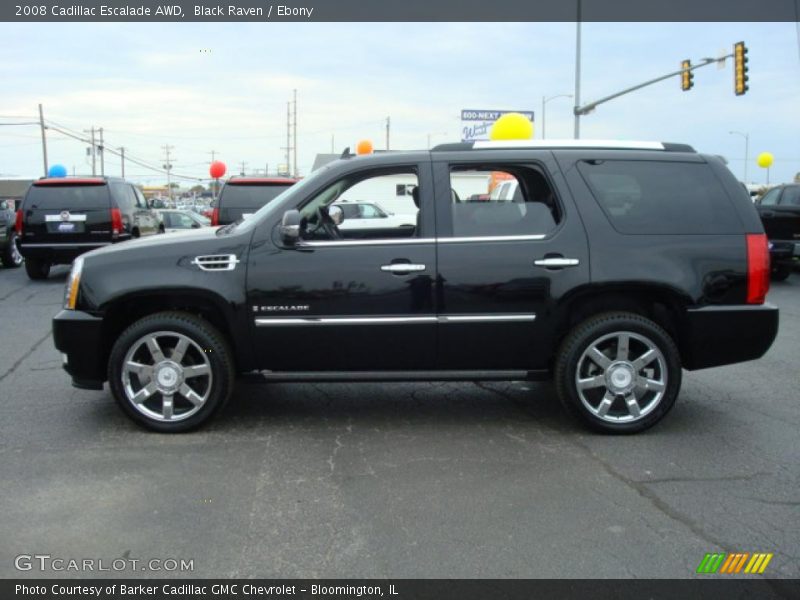Black Raven / Ebony 2008 Cadillac Escalade AWD