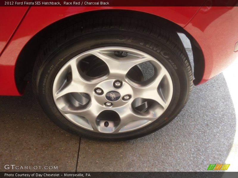 Race Red / Charcoal Black 2012 Ford Fiesta SES Hatchback